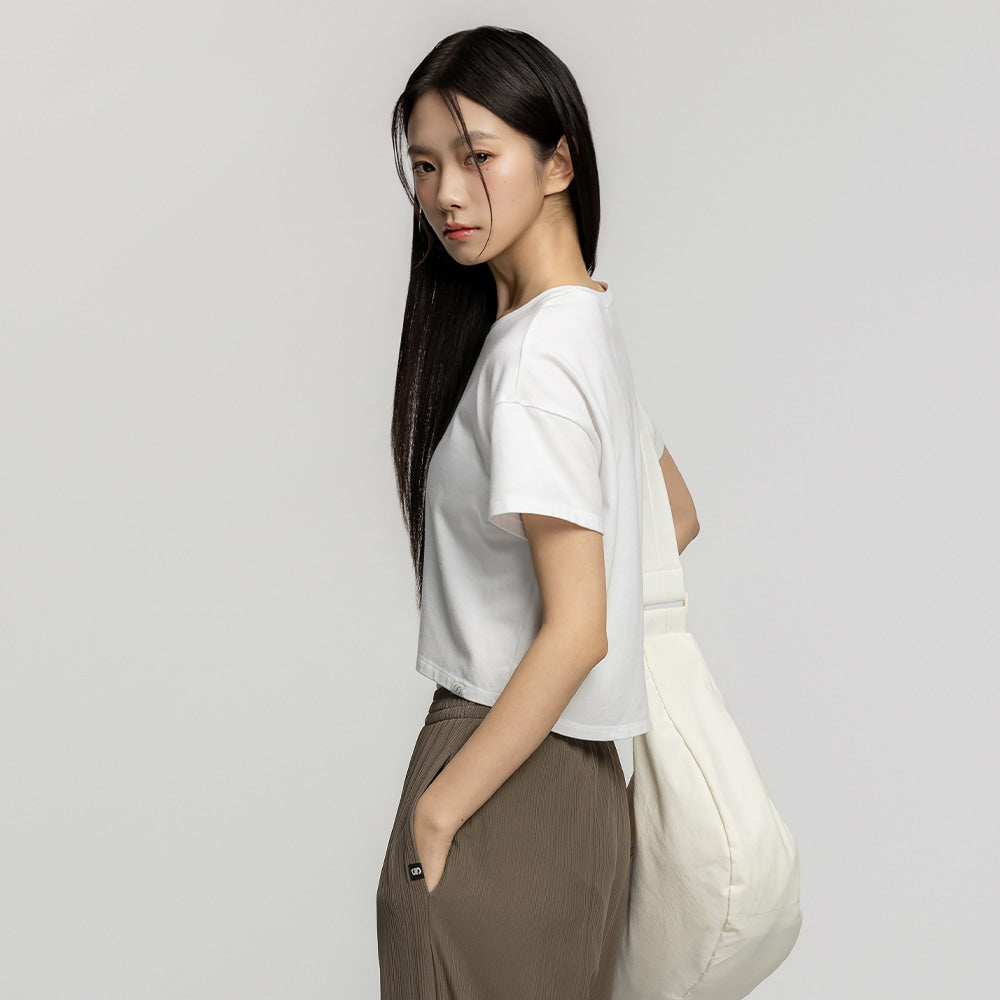 Asana Back Slit Short-Sleeved Cover-up