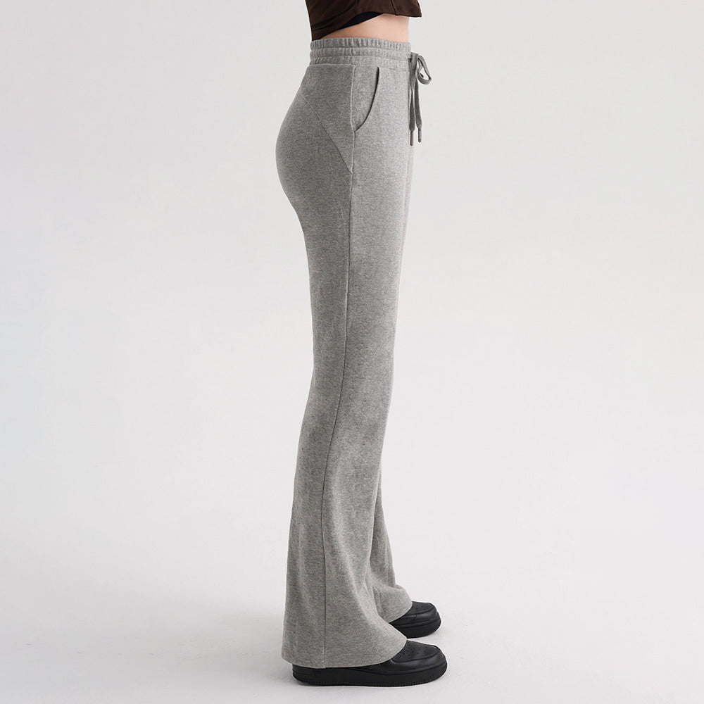 Cotton Peach Bootcut Pants