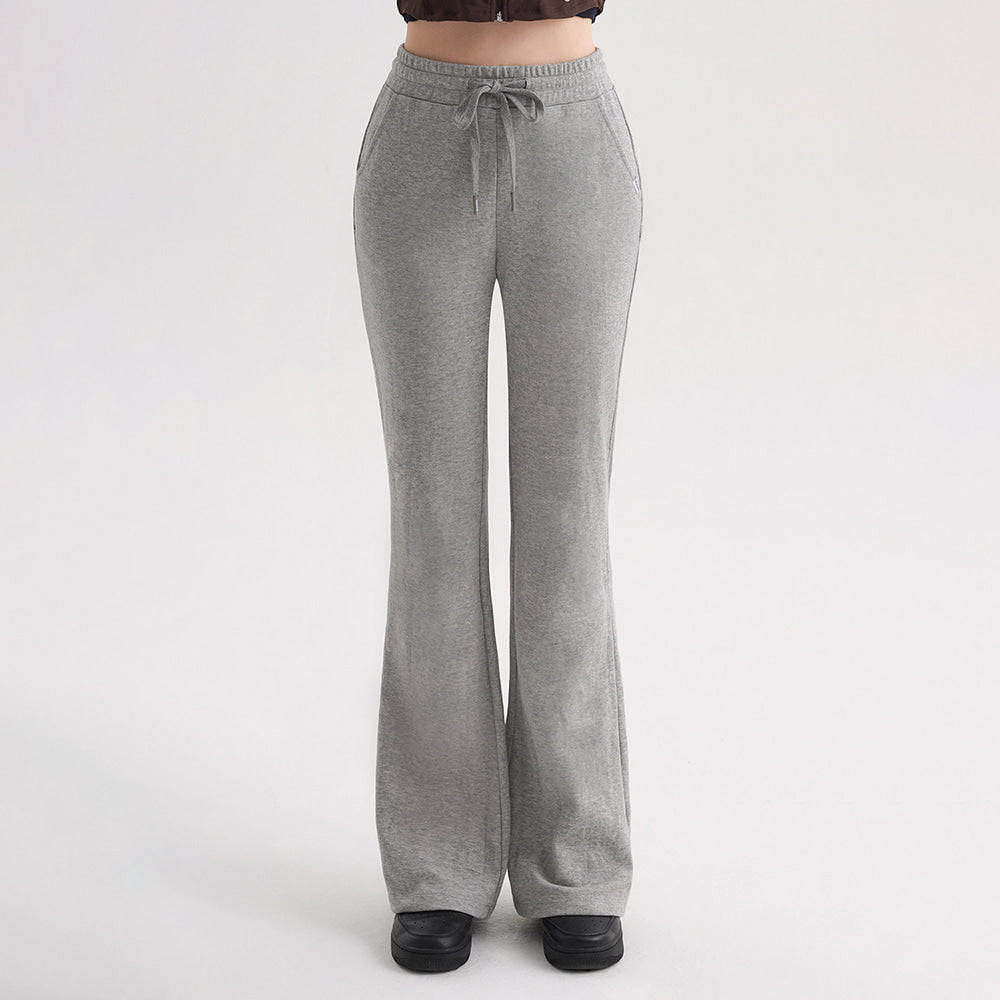 Cotton Peach Bootcut Pants