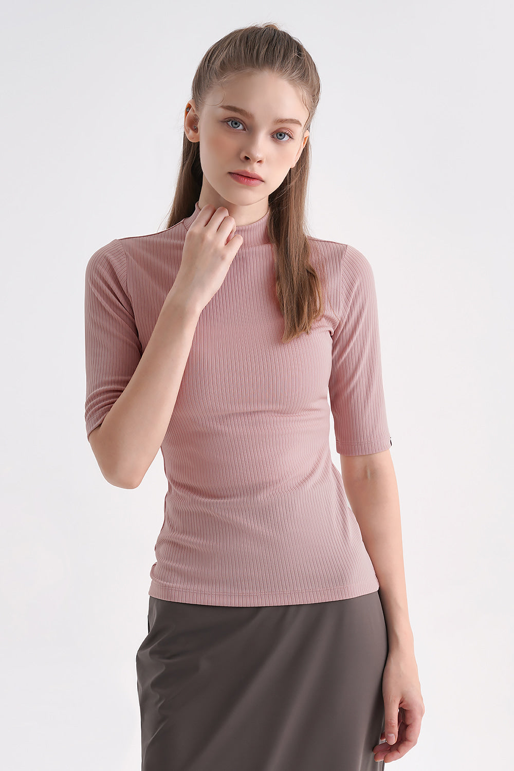 Cozy Halfneck Short Sleeve T-shirt